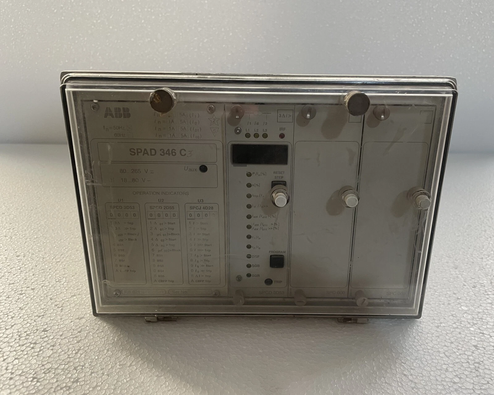 ABB spad346c3 / SPAD 346C3 Stabilized Differential Relay